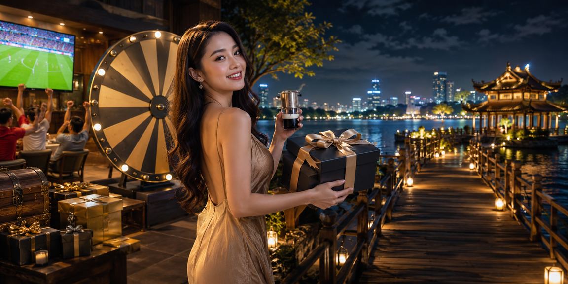 Bàn roulette tại quán cà phê Hà Nội, người chơi trải nghiệm casino trực tuyến trên máy tính xách tay
